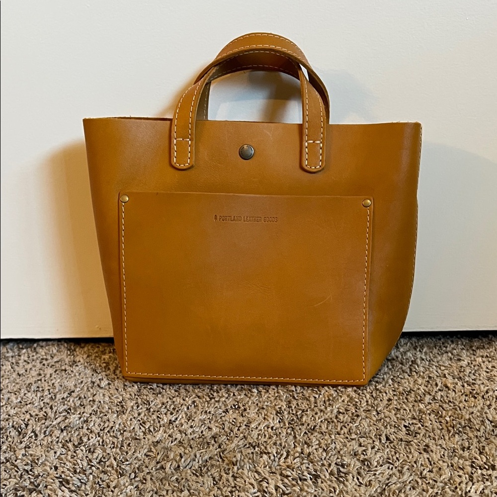 Brown Leather Tote Bag